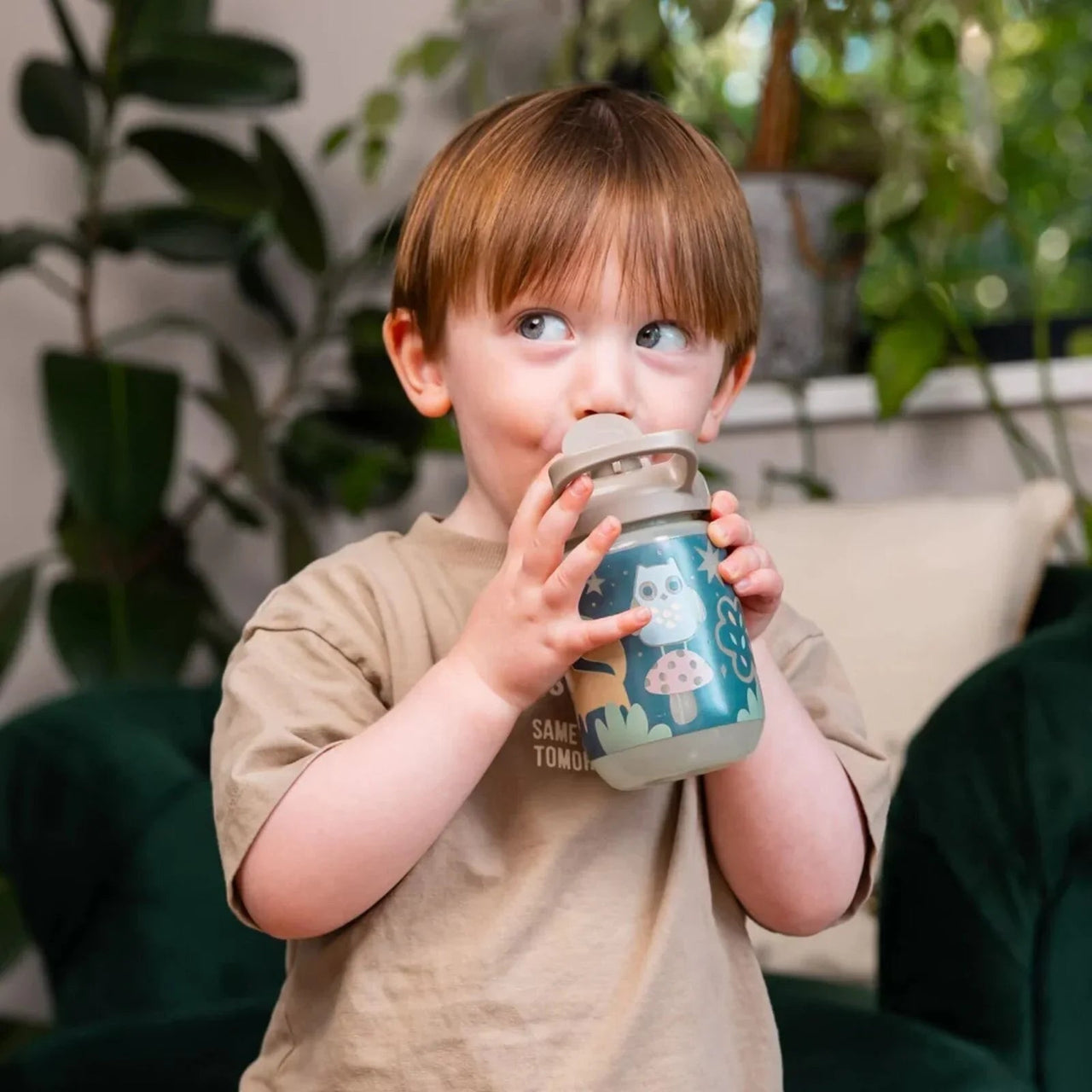 Vital Baby Hydrate Sippy Straw Cup 350ml - Woodland Glow - Miu Mau Collectibles