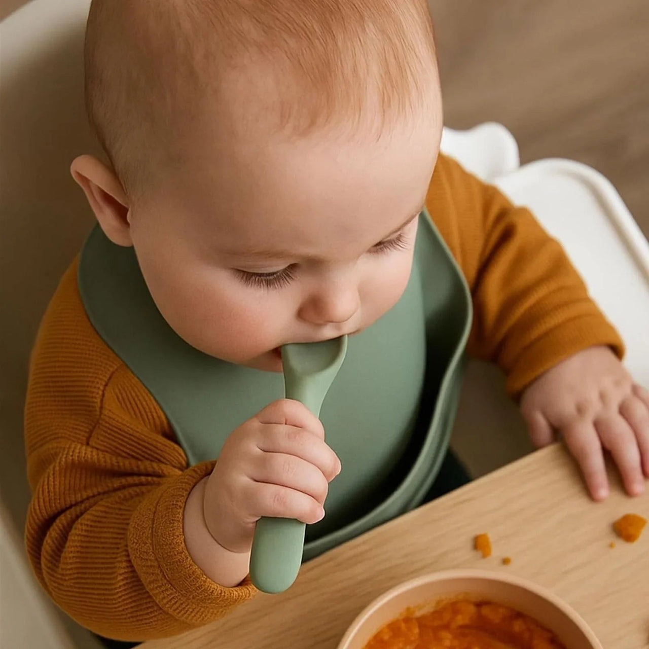 Vital Baby Nourish Mess Catcher - Natural Moss - Miu Mau Collectibles