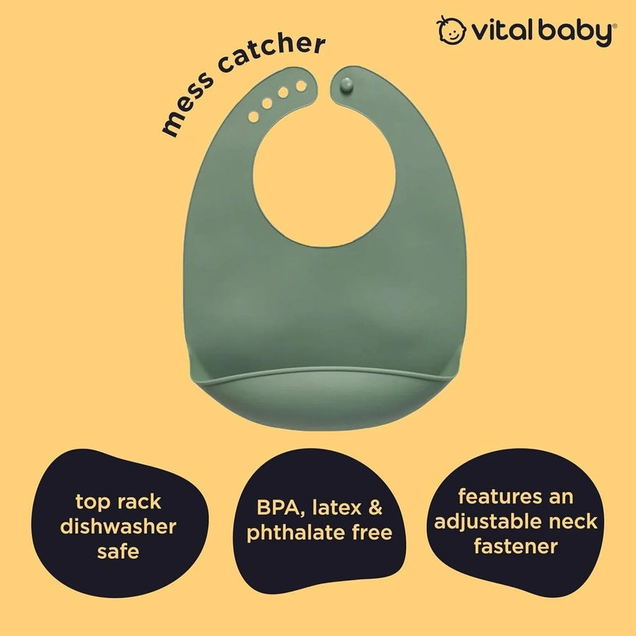 Vital Baby Nourish Mess Catcher - Natural Moss - Miu Mau Collectibles