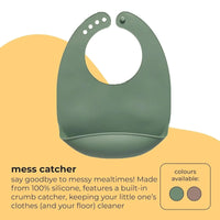 Vital Baby Nourish Mess Catcher - Natural Moss - Miu Mau Collectibles