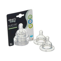 Vital Baby Nurture Silicone Teats Medium Flow - Miu Mau Collectibles