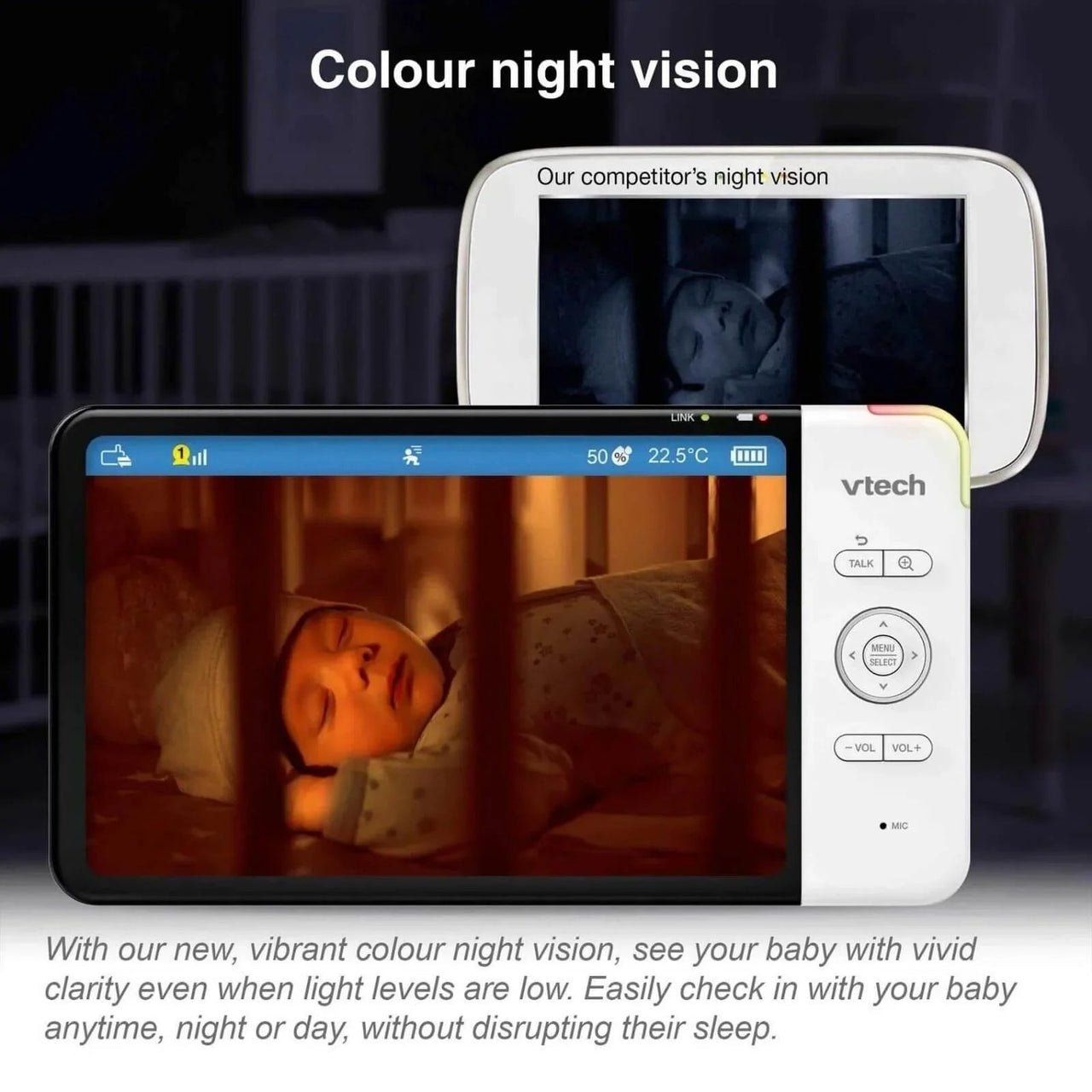 VTech RM7767HD 7inch Smart Wi - Fi Baby Monitor - Miu Mau Baby & Kids Store