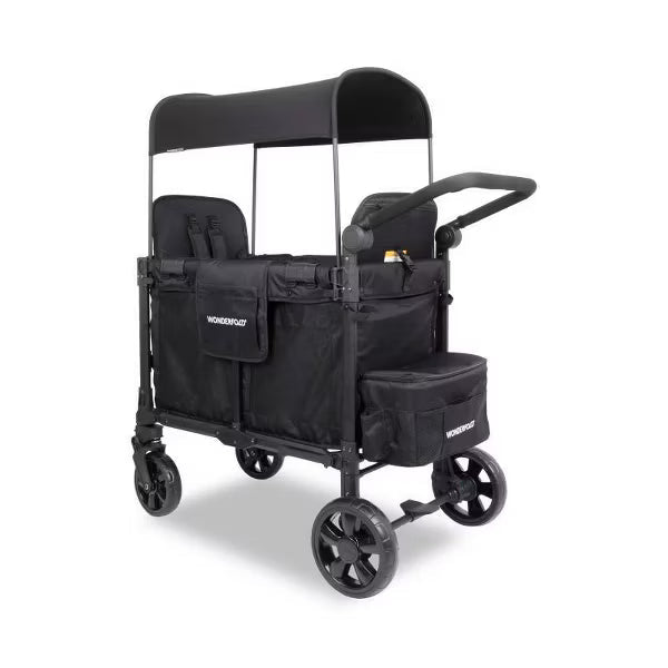 Wonderfold W2 Elite Pro Stroller Wagon - Jet Black - Miu Mau Baby & Kids Store