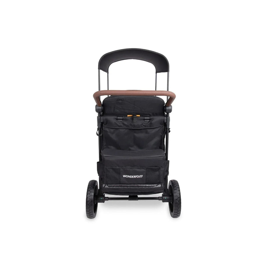 Wonderfold W4 Luxe Pro Stroller Wagon - Jet Black - Miu Mau Baby & Kids Store