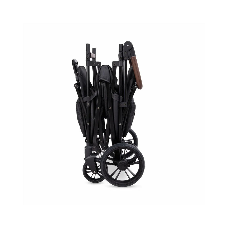 Wonderfold X2R Push and Pull Quad Stroller Wagon - Black - Miu Mau Baby & Kids Store