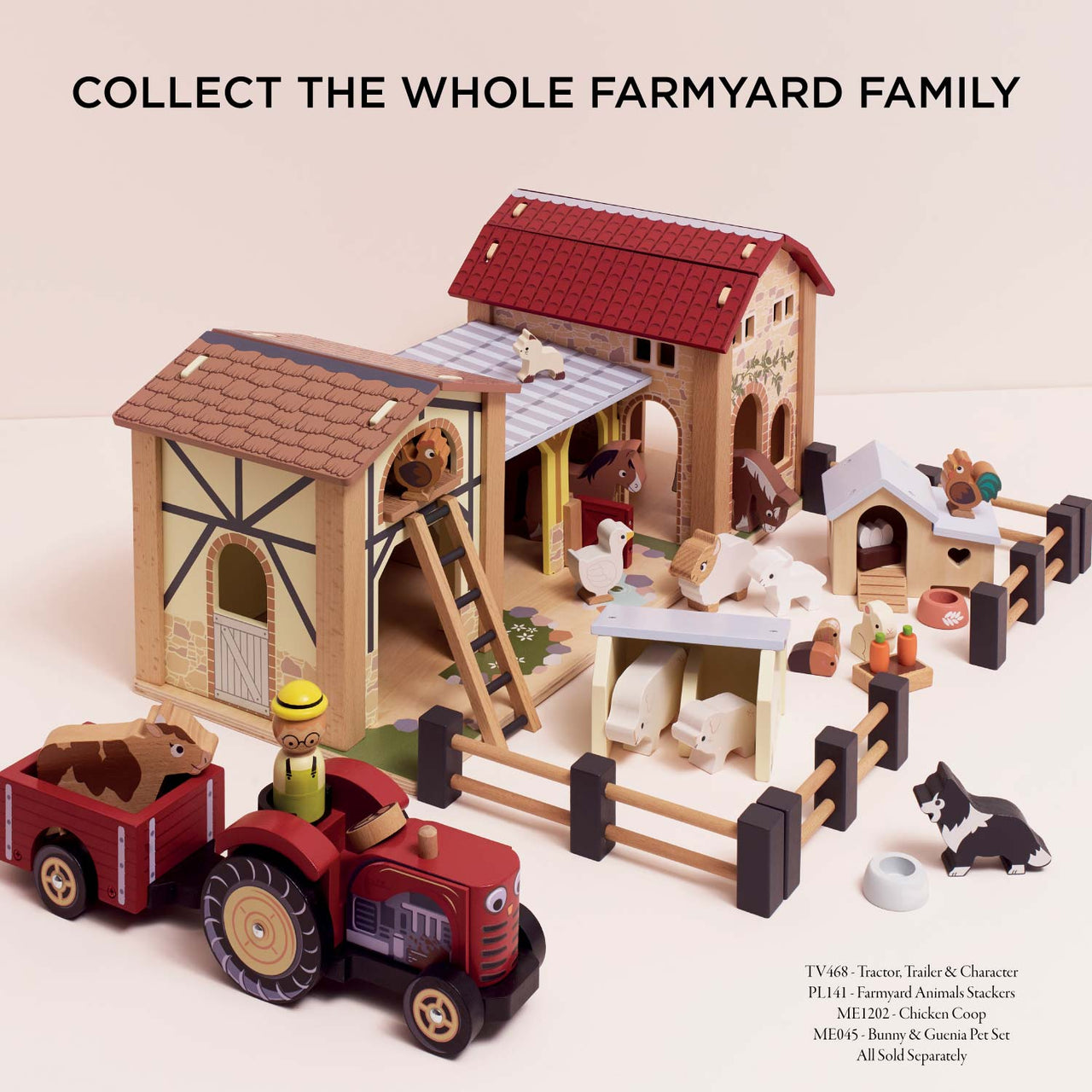 Wooden Farmyard Stables - Miu Mau Collectibles