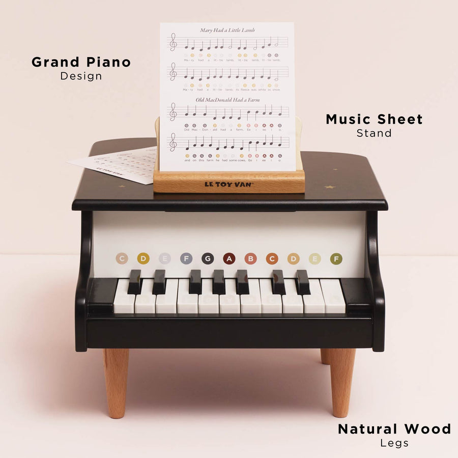 Wooden Grand Piano Toy - Miu Mau Collectibles