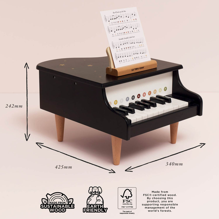 Wooden Grand Piano Toy - Miu Mau Collectibles