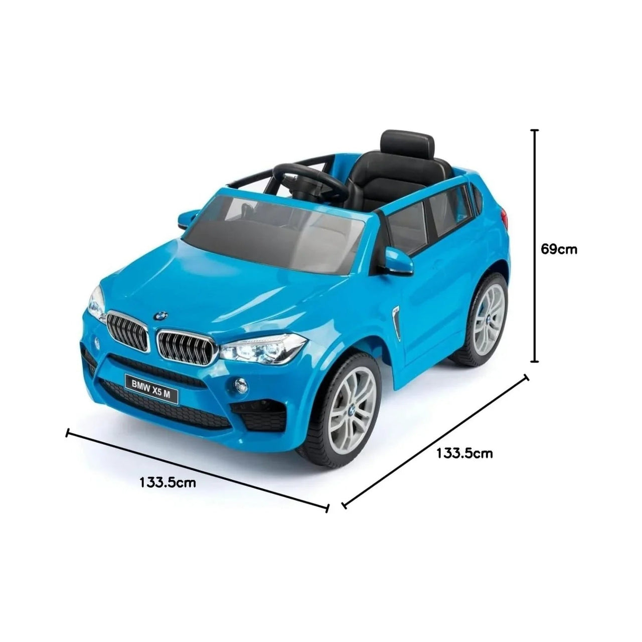 Xootz BMW X5 12V Electric Ride On with Lithium Battery - Blue - Miu Mau Collectibles