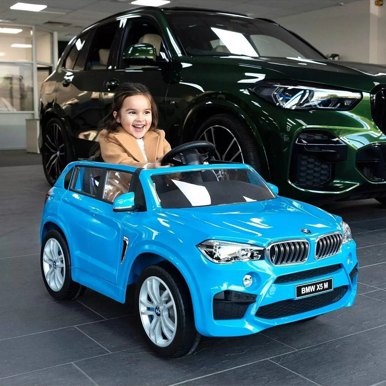Xootz BMW X5 12V Electric Ride On with Lithium Battery - Blue - Miu Mau Collectibles