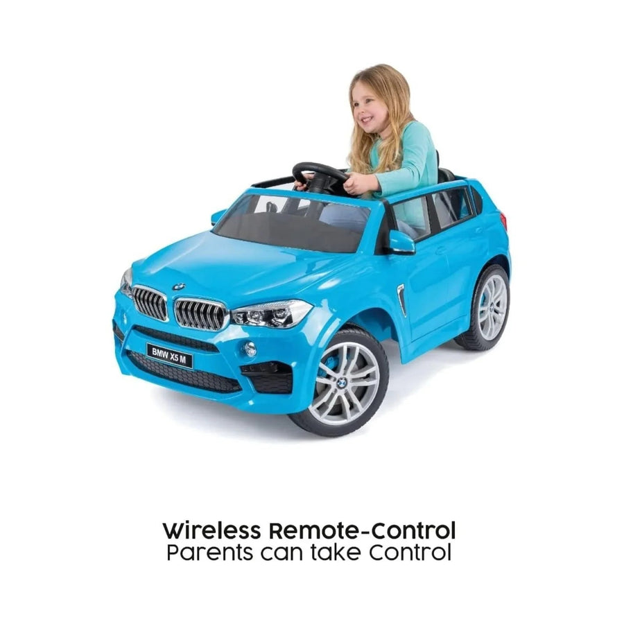 Xootz BMW X5 12V Electric Ride On with Lithium Battery - Blue - Miu Mau Collectibles