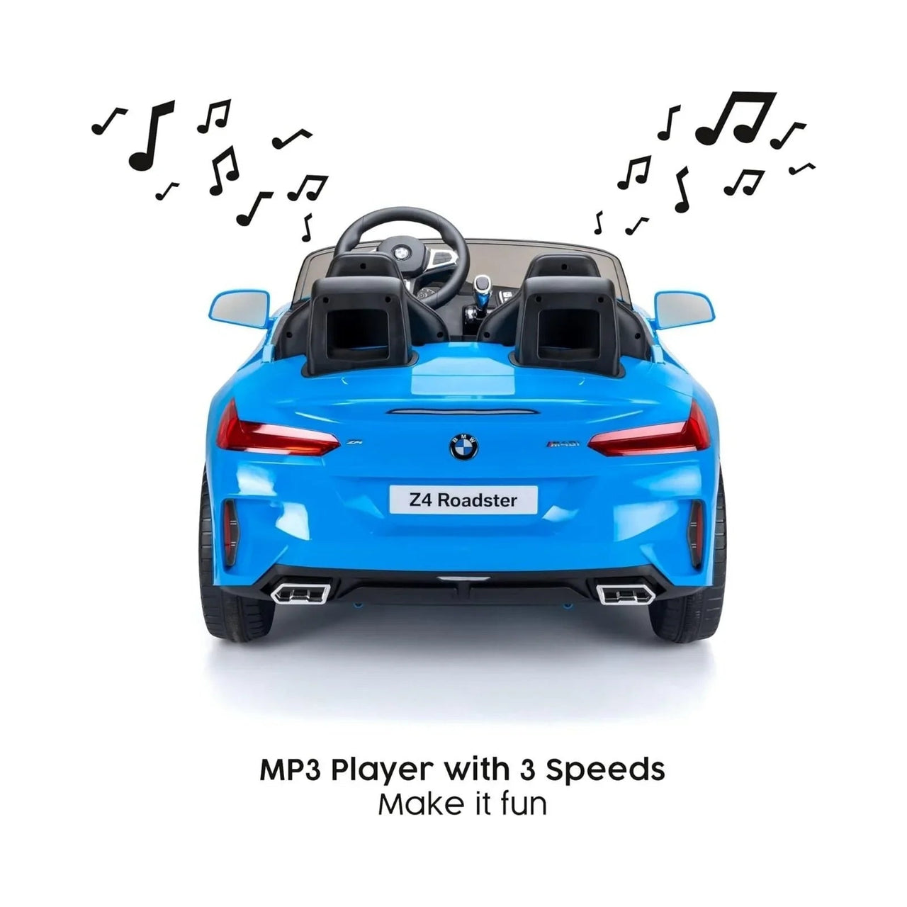 Xootz BMW Z4 12V Electric Ride On with Lithium Battery - Blue - Miu Mau Collectibles