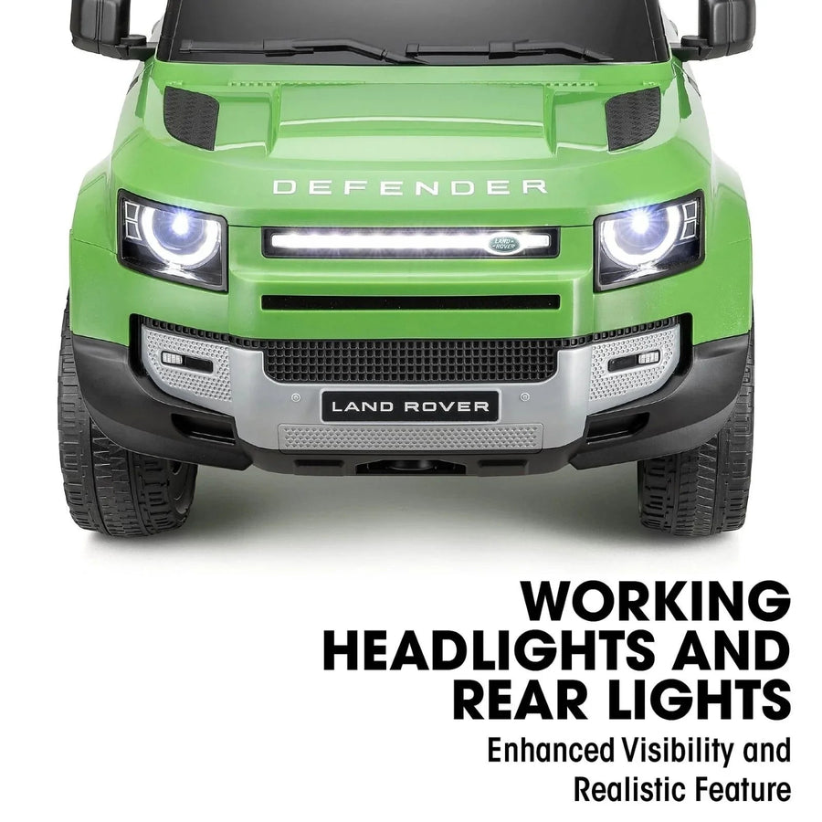 Xootz Land Rover Defender 12V Electric Ride On with Lithium Battery - Green - Miu Mau Collectibles