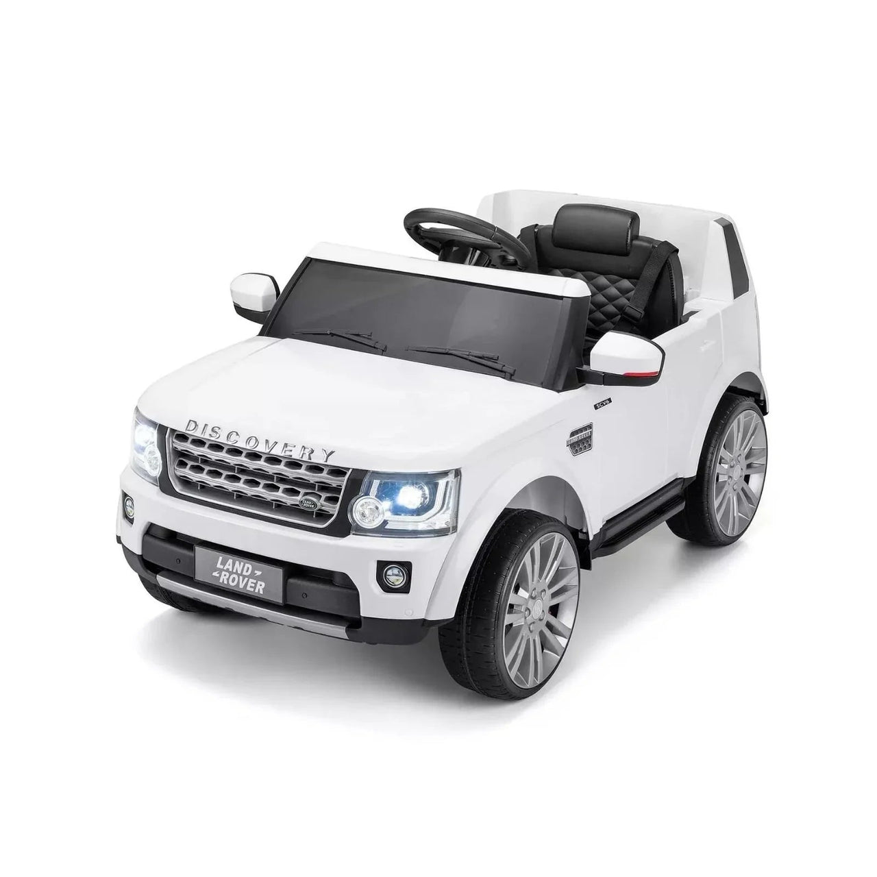 Xootz Land Rover Discovery 12V Ride On Lithium - White - Miu Mau Collectibles
