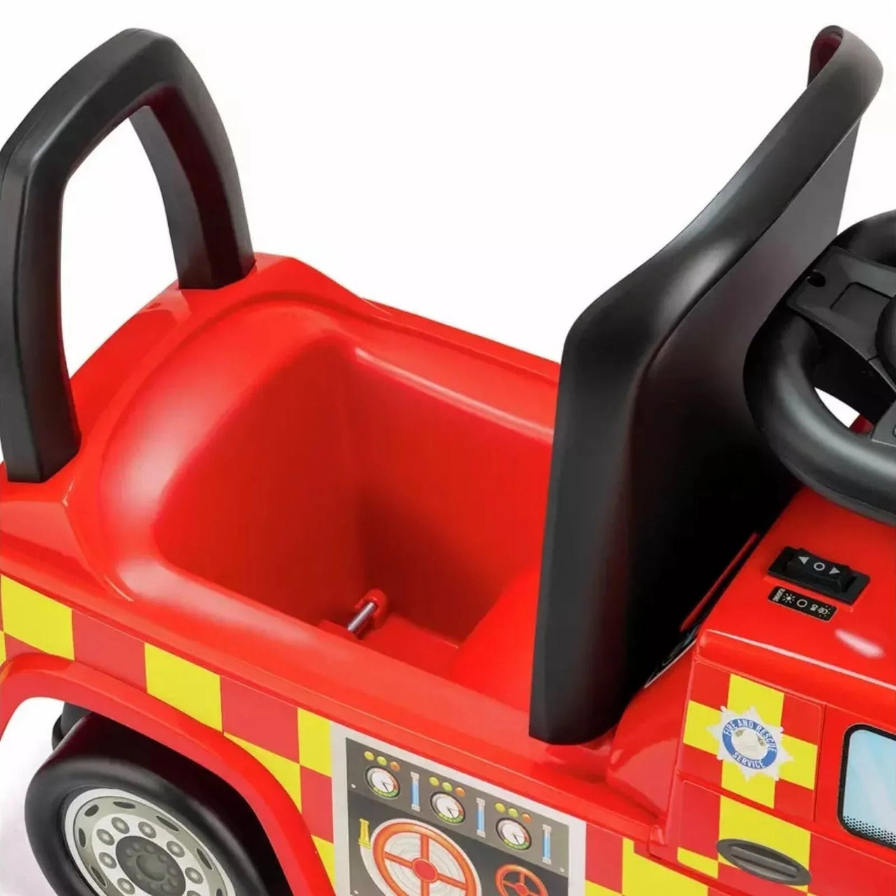 Xootz Mercedes - Benz Fire Engine Foot - to - Floor Ride On - Red - Miu Mau Collectibles