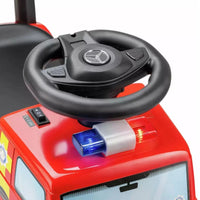 Xootz Mercedes - Benz Fire Engine Foot - to - Floor Ride On - Red - Miu Mau Collectibles