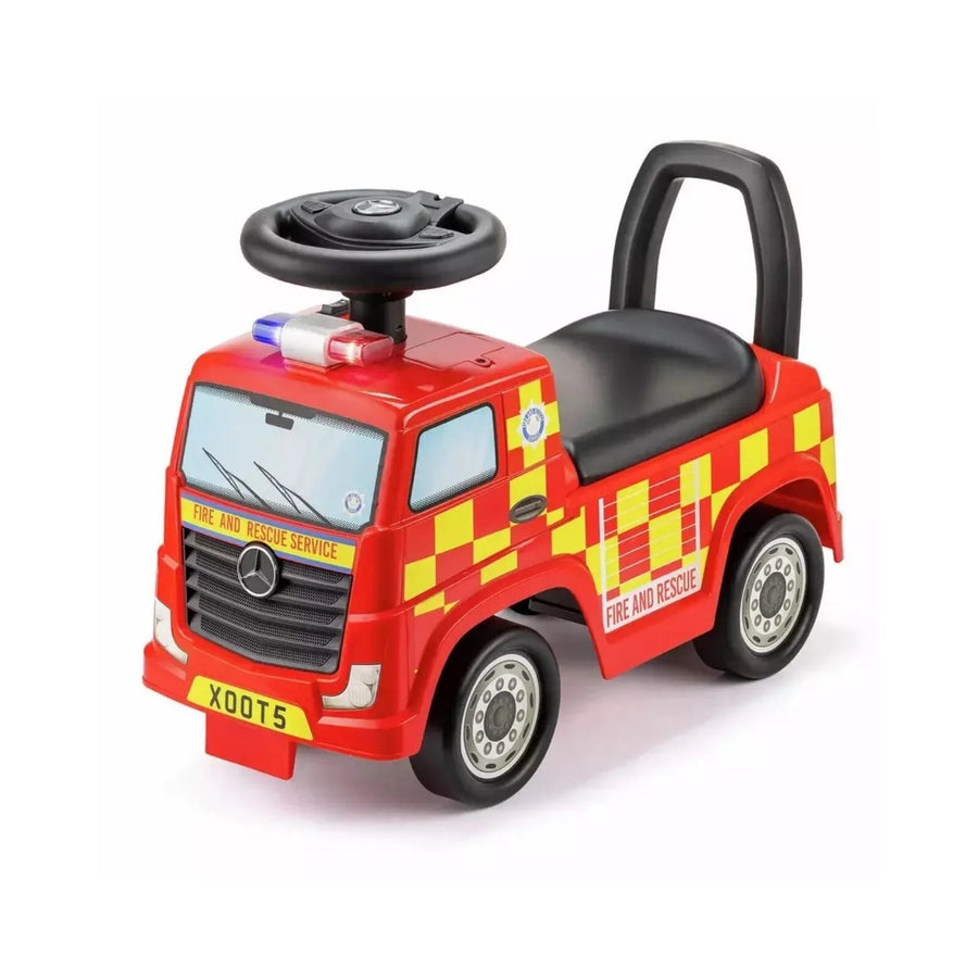 Xootz Mercedes - Benz Fire Engine Foot - to - Floor Ride On - Red - Miu Mau Collectibles