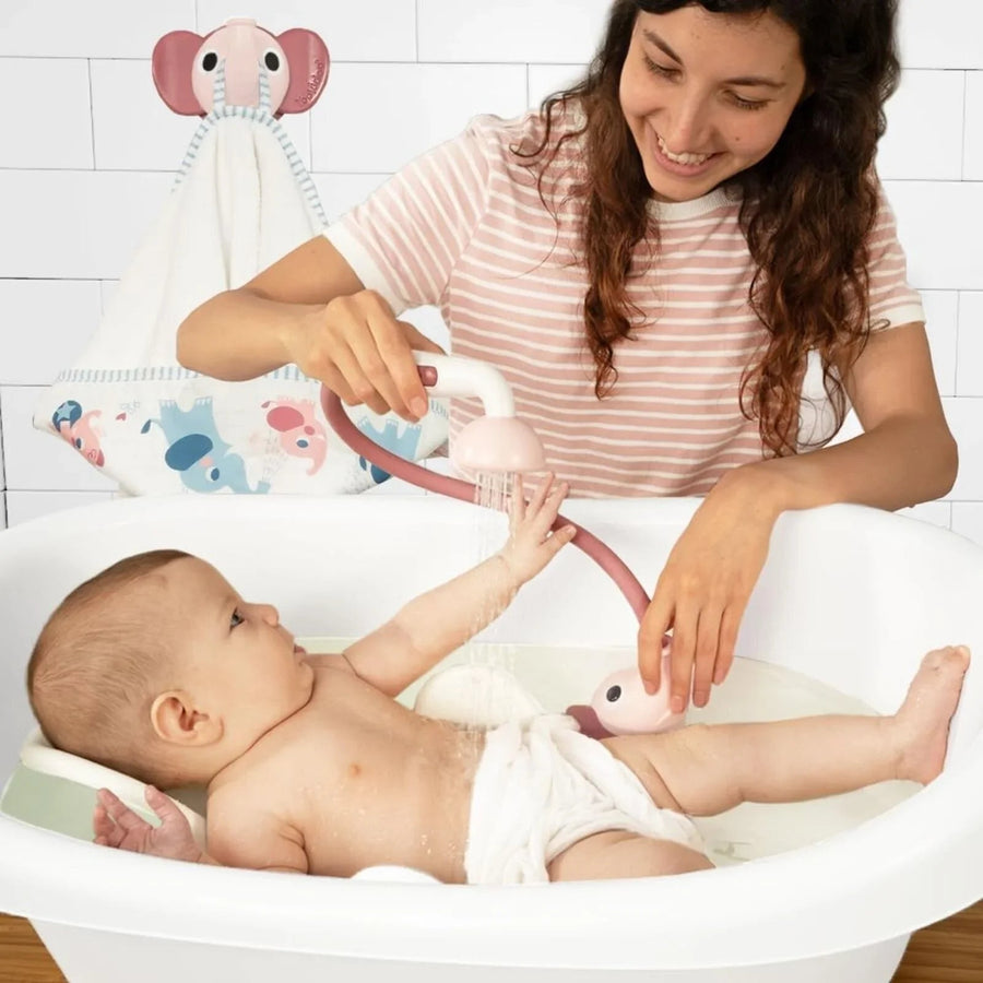 Yookidoo Baby Shower Gift Set Elephant - Blush Pink - Miu Mau Collectibles