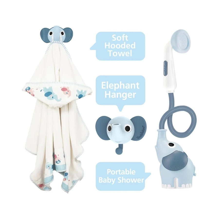 Yookidoo Baby Shower Gift Set Elephant - Cloudy Blue - Miu Mau Collectibles