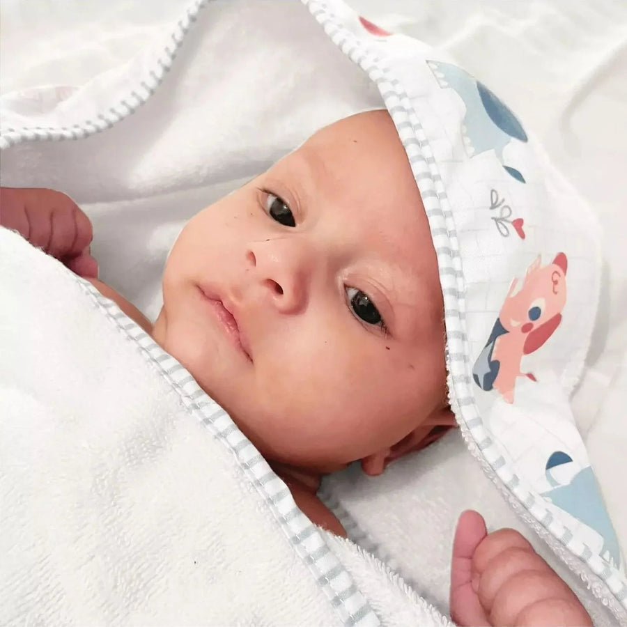 Yookidoo Baby Shower Gift Set Elephant - Cloudy Blue - Miu Mau Collectibles