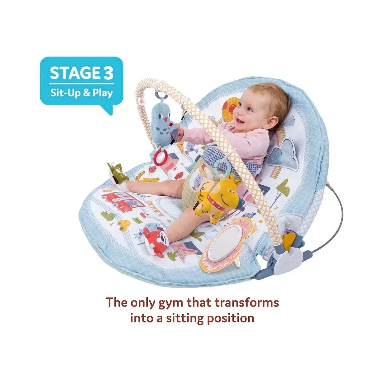 Yookidoo Urban Gymotion Lay to Sit - Up Playmat - Miu Mau Collectibles