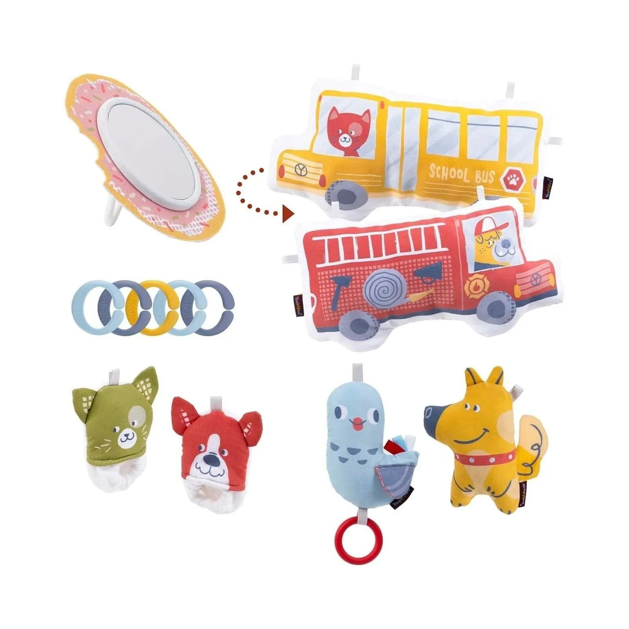 Yookidoo Urban Gymotion Lay to Sit - Up Playmat - Miu Mau Collectibles